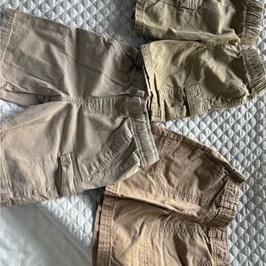 Set of Three Boys' Khaki Shorts